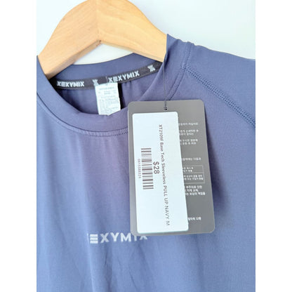 Xexymix xt2109f size m base tech sleeveless training top in navy – brand new with tag - tank tops top women’s apparel