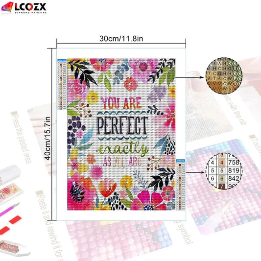 You are perfect diamond art - mosaic kits crafts