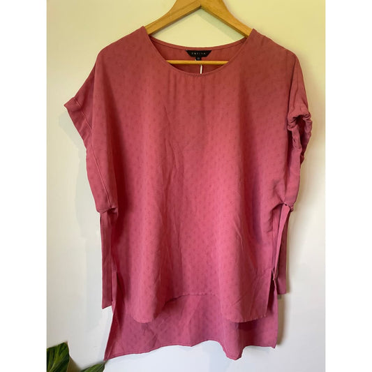 Zafina size 10 daze top in rose ink - blouses blouse - clothing & fashion - designer clearance - top women’s apparel
