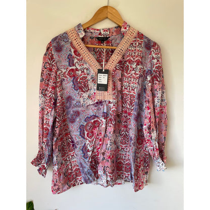 Zafina size 10 tops - blouses blouse - clothing & fashion - designer clearance - top women’s apparel