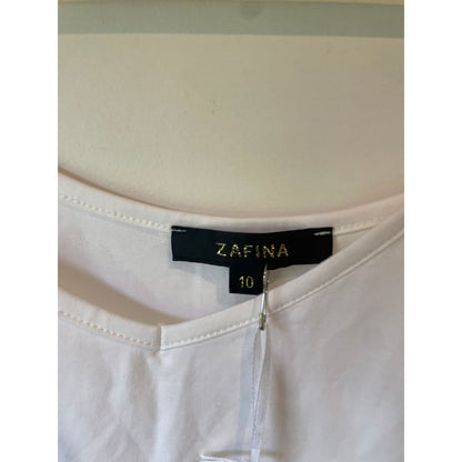 Zafina singlet top – size 10 – green hot pink & white - tank tops clothing & fashion - designer clearance - singlet