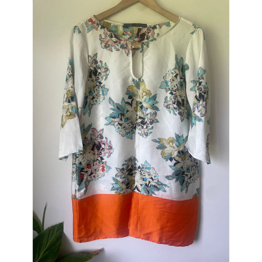 Zara basic tunic – size l | lightweight flowy & effortlessly chic - tunics condition: used - top women’s apparel