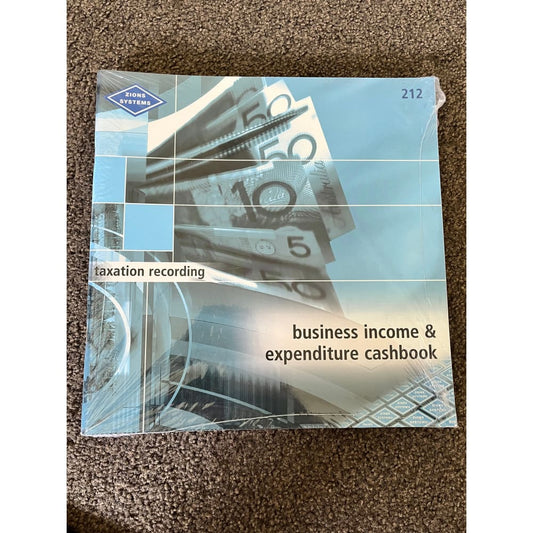 5x zions systems business income & expenditure cashbook - 212 - paper products stationery
