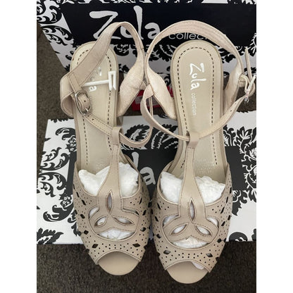 Zola collection size 39 leather heels - heels clothing & fashion - heels women’s shoes