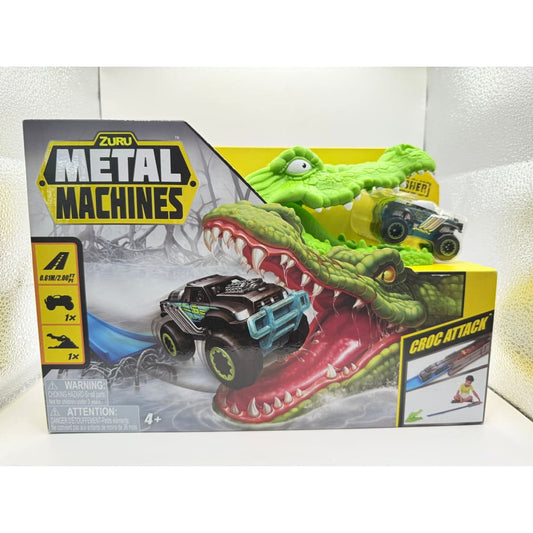 Zuru metal machines croc attack playset - toy trucks & construction vehicles toys